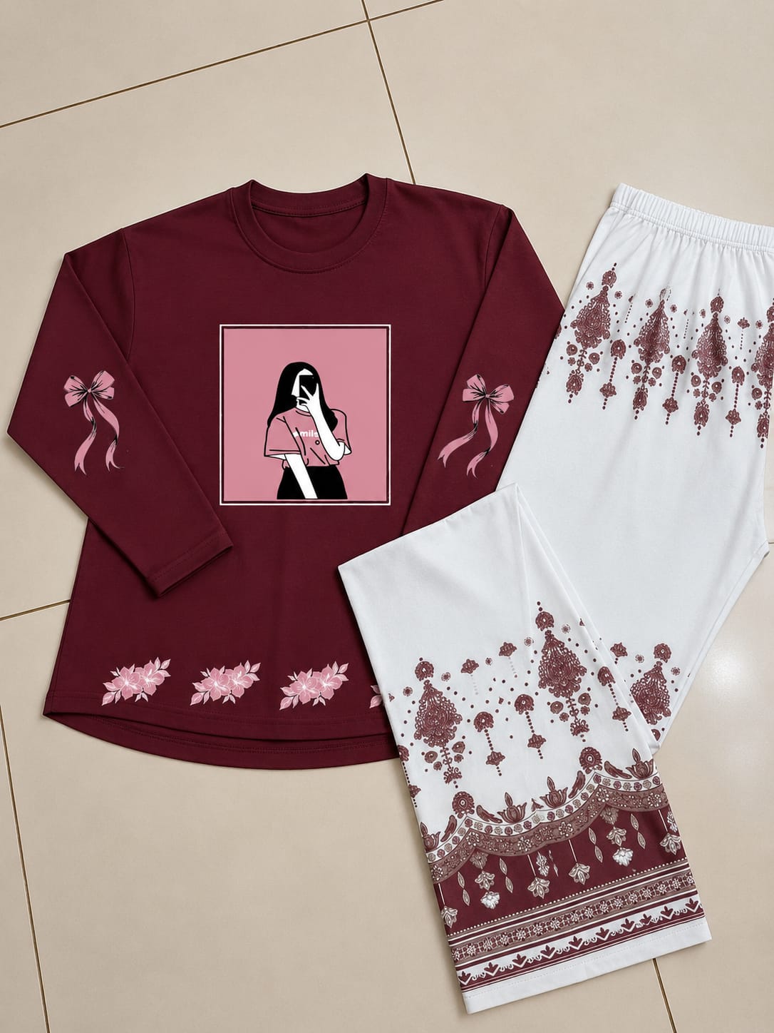 Customize Printed Loungewear Set