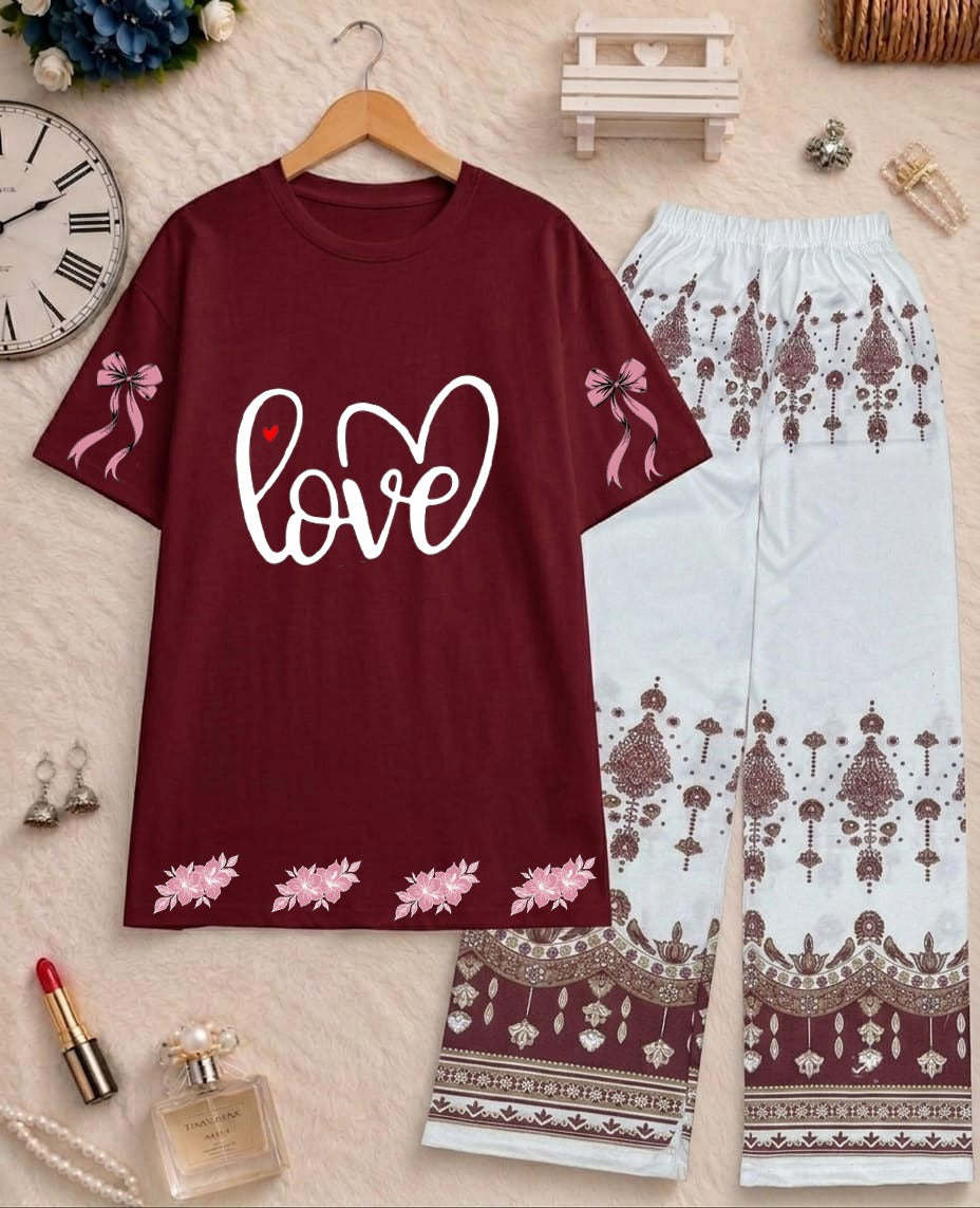 Customize Printed Loungewear Set