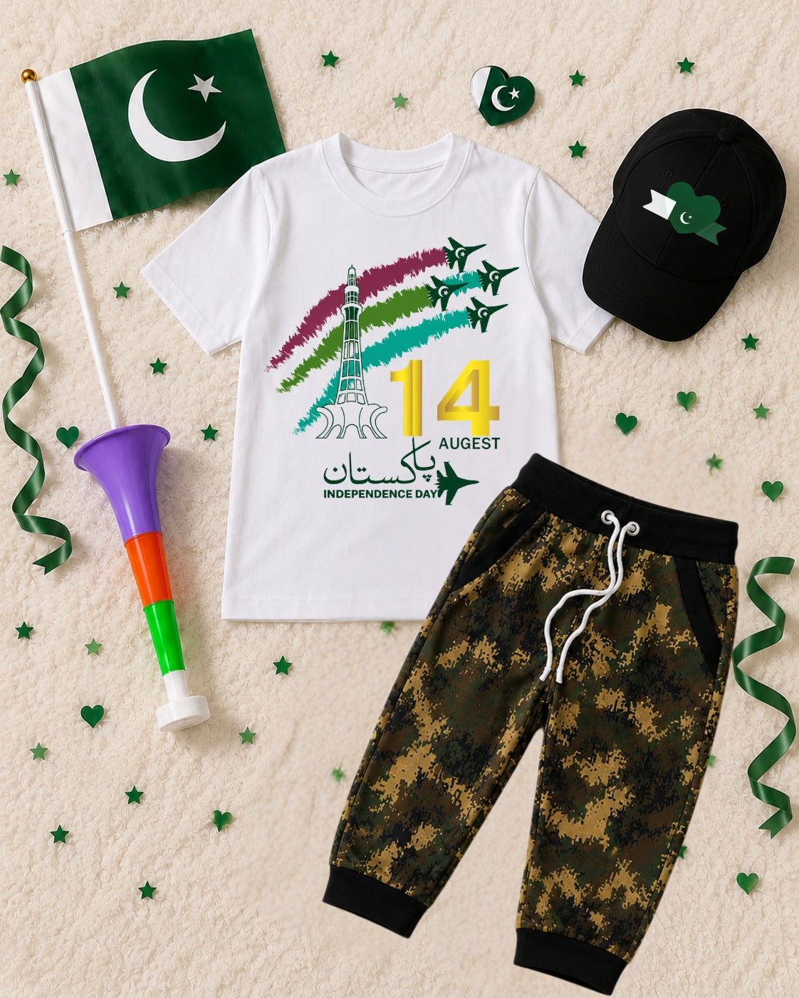 Premium Kids' Azadi Bundle! 💚 6-in-1 Pack