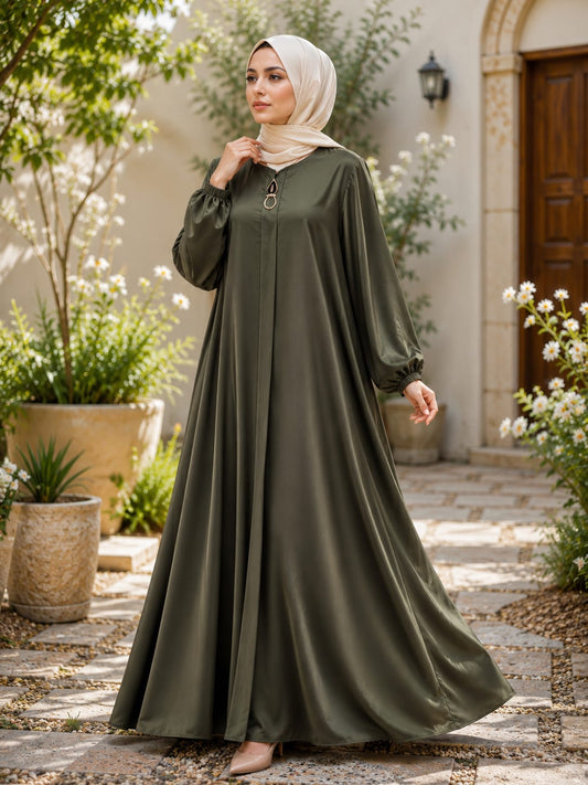 ✨ TikTok Box Plate Maxi Abaya✨