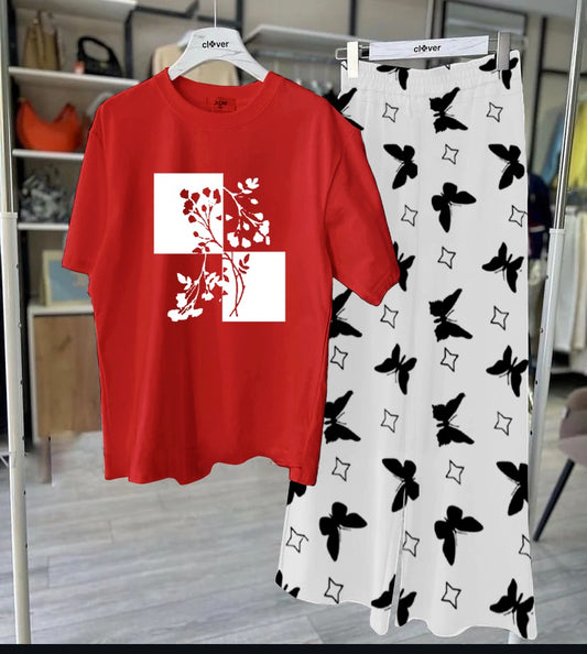 Dancing Tree Printed Loungewear